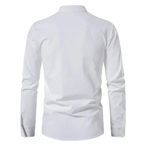 King Billion Cotton Linen Long Sleeve T-shirt - Image 23