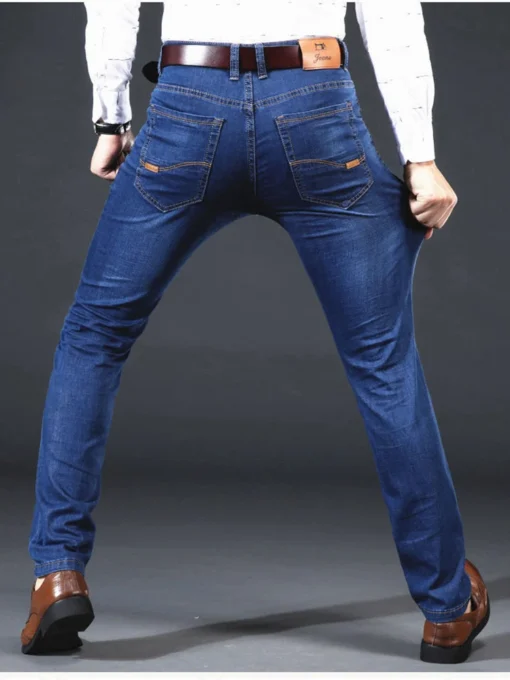 Men Light Luxury Stretch Slim Fit Pants - Image 4