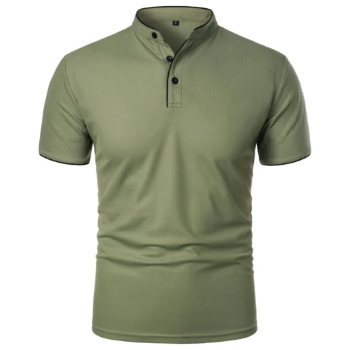 Summer Short Sleeve Collar Tshirts - Image 4