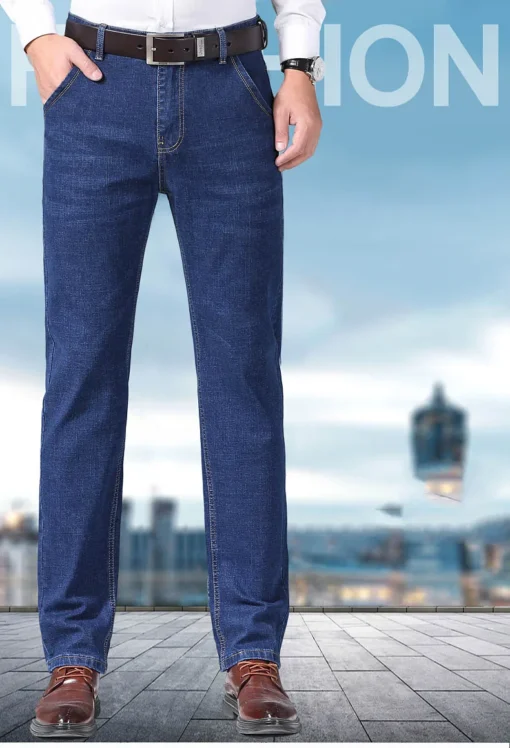 Men Light Luxury Stretch Slim Fit Pants - Image 9