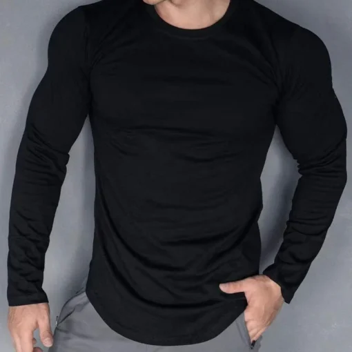 Autumn And Winter Running Shirt - Image 3