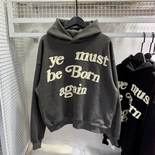 2024fw Puff Print Kanye West Hoody - Image 9