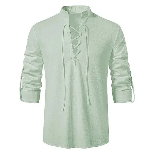 King Billion Cotton Linen Long Sleeve T-shirt - Image 10