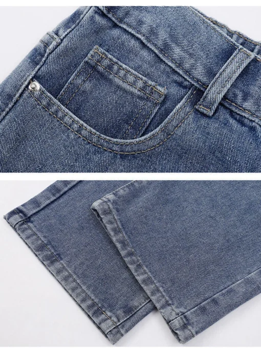 2025 New Korean Men's Casual Long Jeans - Image 6