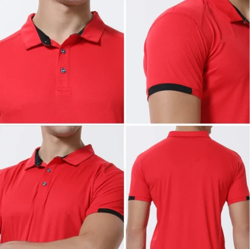 Casual Sports Quick-drying Lapel Short-sleeved POLO Shirt - Image 4