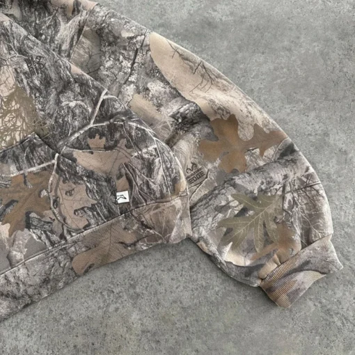 Y2K Retro Hoodie Men Printed Camouflage Pattern - Image 5