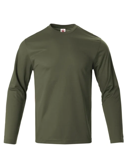 Men's Casual Plain Long-Sleeved Fitness T-shirt - Image 10