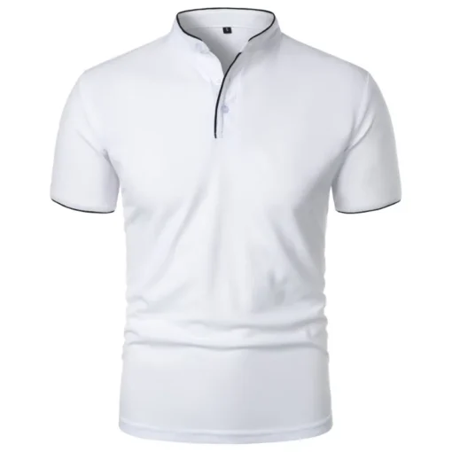 Summer Short Sleeve Collar Tshirts - Image 14