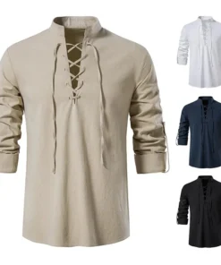 King Billion Cotton Linen Long Sleeve T-shirt
