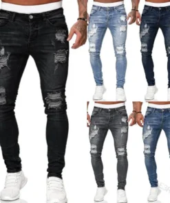 Street Style Ripped Skinny Jeans