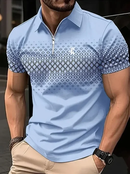 Business Men's Golf Polo Shirt - Image 7