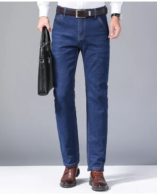 Men Light Luxury Stretch Slim Fit Pants - Image 12