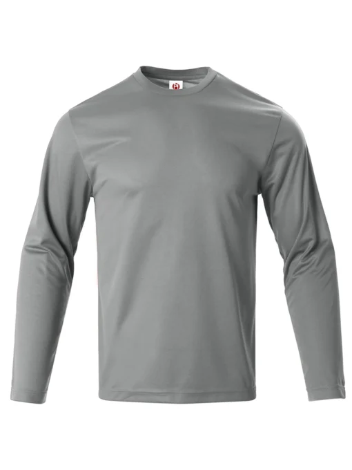 Men's Casual Plain Long-Sleeved Fitness T-shirt - Image 12