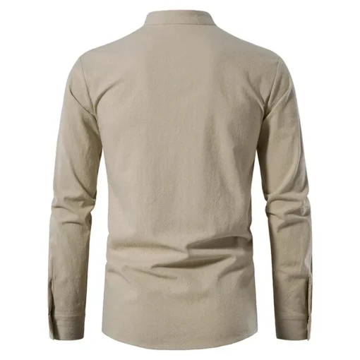 King Billion Cotton Linen Long Sleeve T-shirt - Image 14