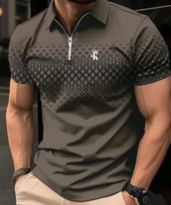 Business Men's Golf Polo Shirt