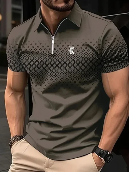 Business Men's Golf Polo Shirt