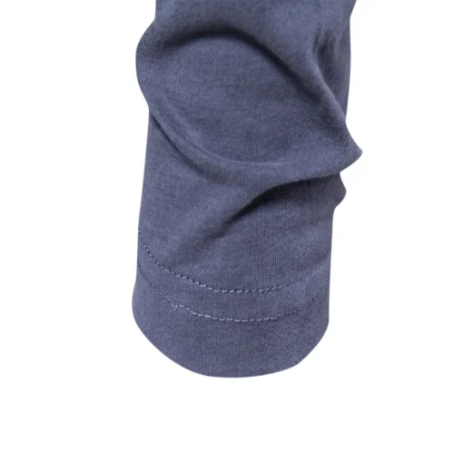 100% Cotton Long Sleeve  Solid Spring Casual Men's T-shirts - Image 19