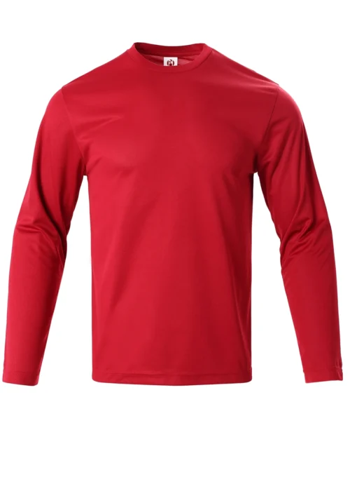 Men's Casual Plain Long-Sleeved Fitness T-shirt - Image 15