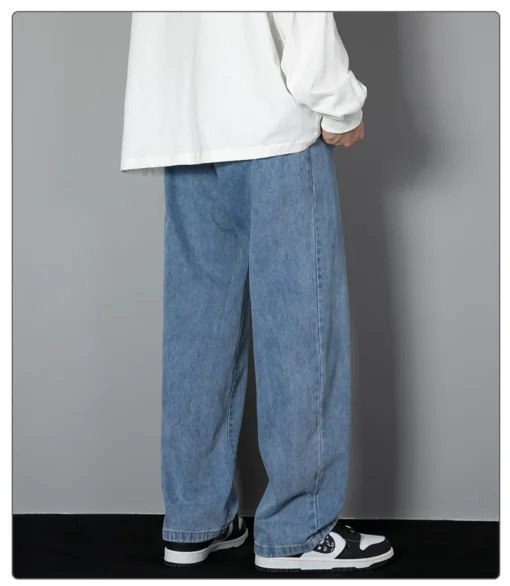 2025 New Korean Men's Casual Long Jeans - Image 24
