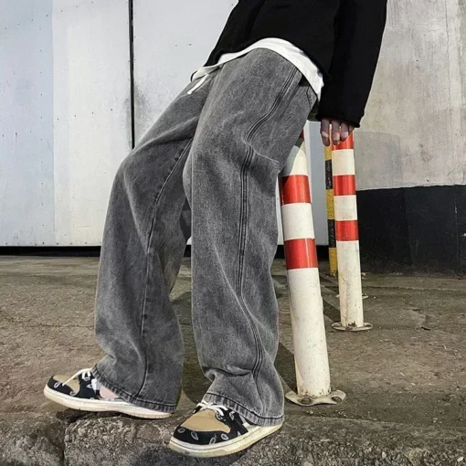 2024 New Streetwear Loose Jeans - Image 3