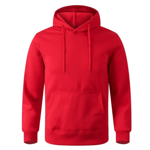 Men's Warm Sweatshirt Casual Solid Color - Image 8