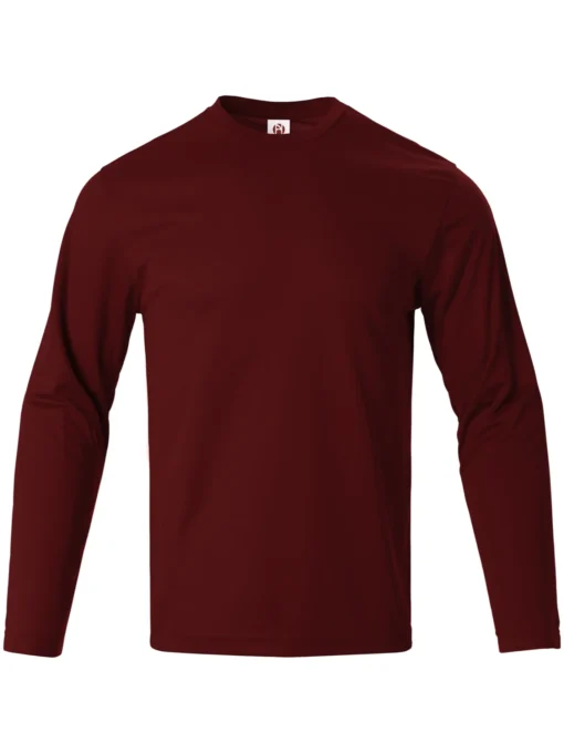 Men's Casual Plain Long-Sleeved Fitness T-shirt - Image 7