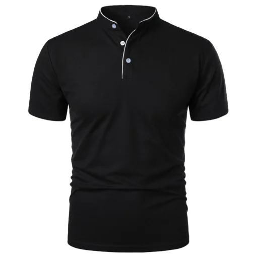 Summer Short Sleeve Collar Tshirts - Image 2