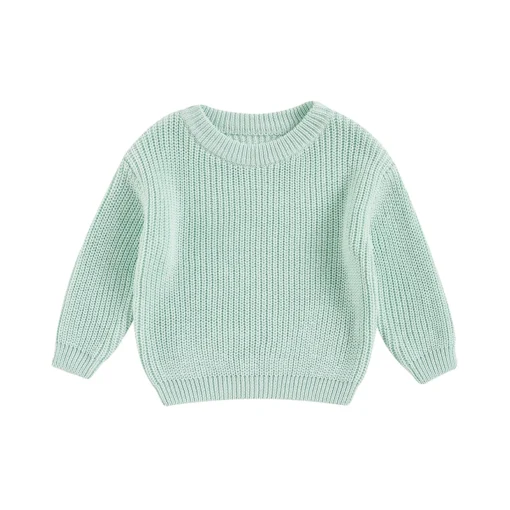 Suefunskry Newborn Baby Knitted Long Sleeve Autumn Winter Sweater - Image 6