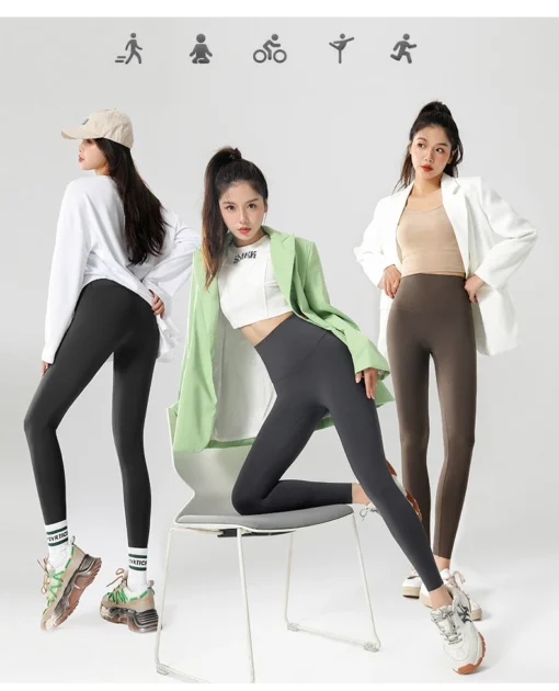 BIVIGAOS High Waist Shark Leggings - Image 19