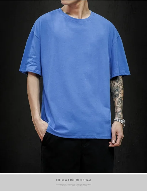 New Summer Men's T Shirt Hip Hop Style - Image 23