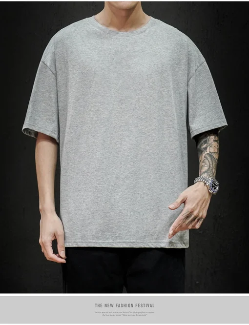 New Summer Men's T Shirt Hip Hop Style - Image 16
