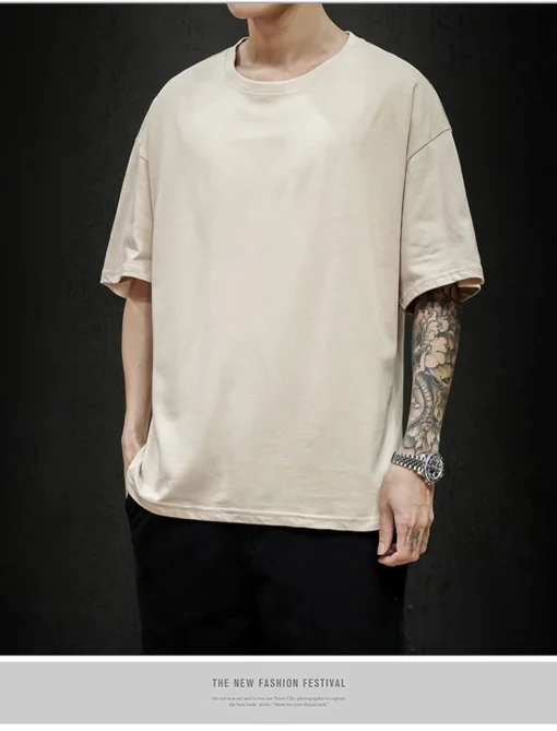 New Summer Men's T Shirt Hip Hop Style - Image 22