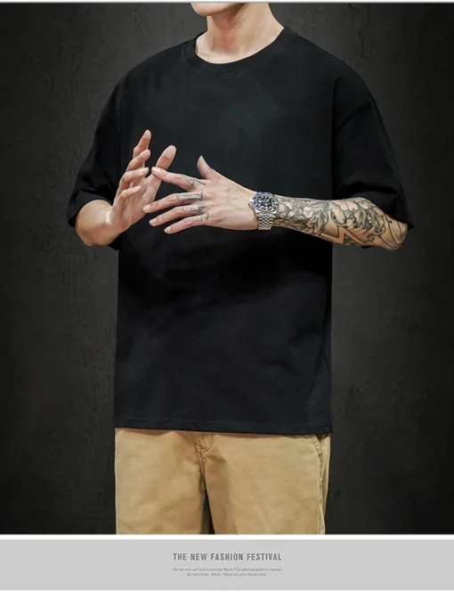 New Summer Men's T Shirt Hip Hop Style - Image 25