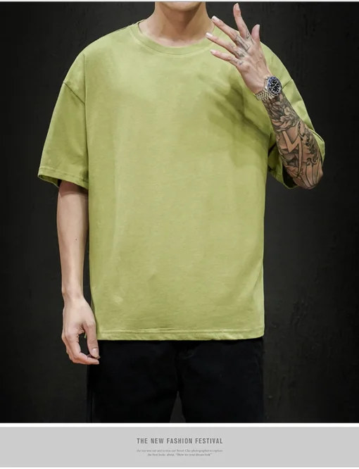 New Summer Men's T Shirt Hip Hop Style - Image 19