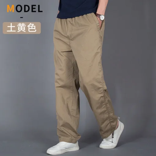 Solid Grey Versatile Work Wear Black Joggers - Image 8