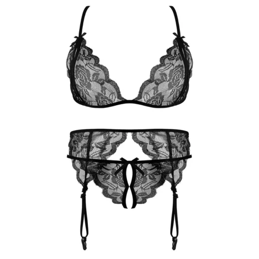 Erotic Transparent Lingerie Set - Image 3