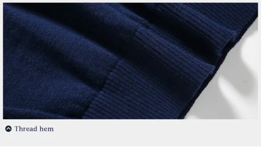 Cotton Sweater Long Sleeve Pullovers - Image 15