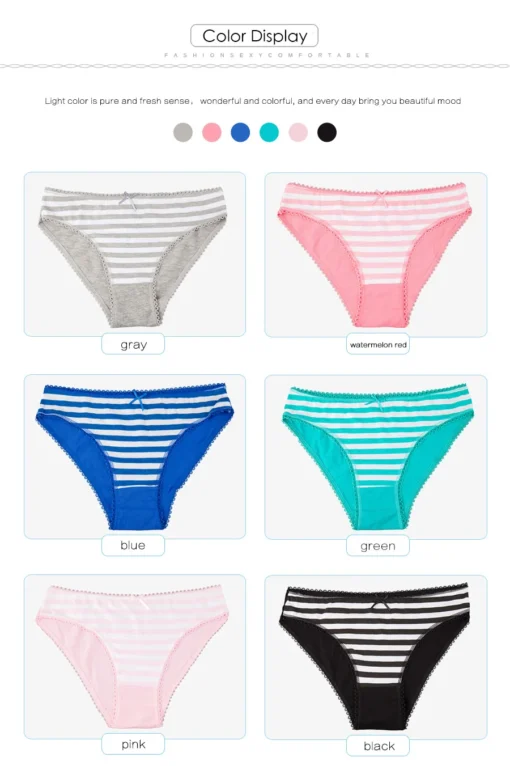 5 Pcs/set Cotton Panties - Image 31