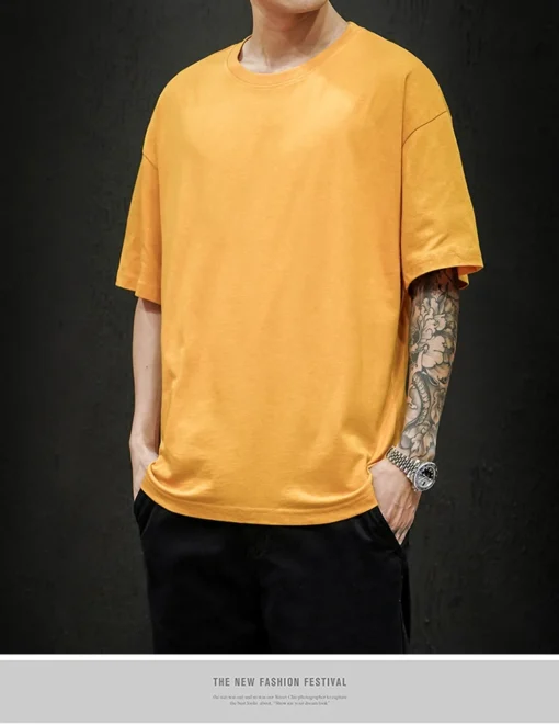 New Summer Men's T Shirt Hip Hop Style - Image 21