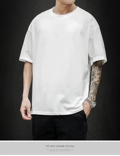 New Summer Men's T Shirt Hip Hop Style - Image 17