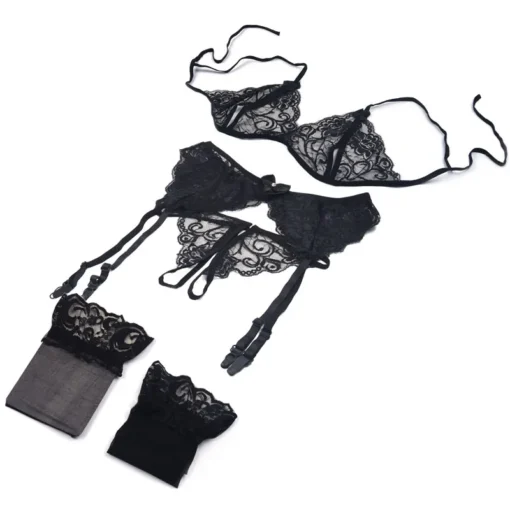 Erotic Transparent Lingerie Set