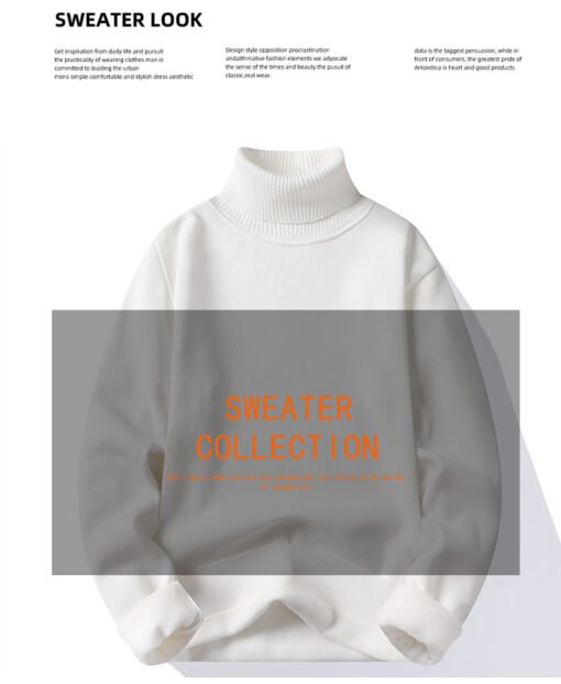 Men's Turtleneck Sweater - Image 12