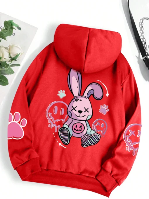 Hip Hop Printed Hoodie - Image 7