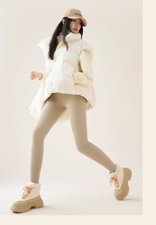 BIVIGAOS High Waist Fleece Leggings - Image 42