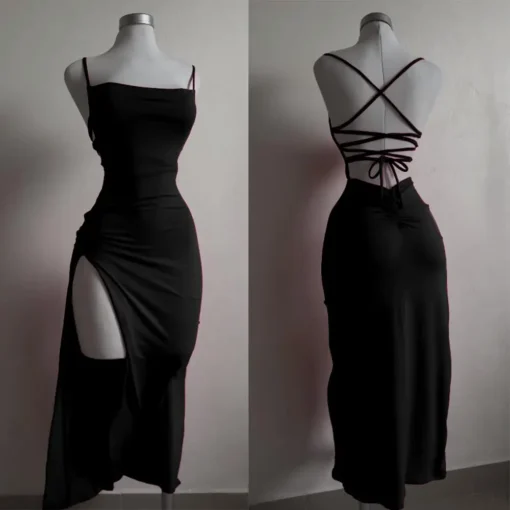 Halter Strap Spice Girl Dress - Image 4