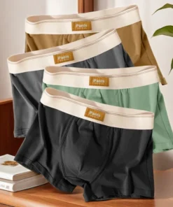 3pcs Men Cotton Boxer Shorts