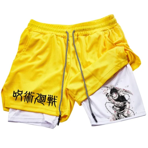 Anime Performance Shorts Toji Printed - Image 24