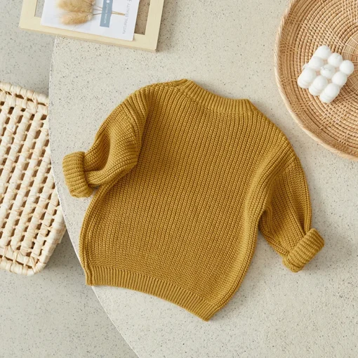 Suefunskry Newborn Baby Knitted Long Sleeve Autumn Winter Sweater - Image 51