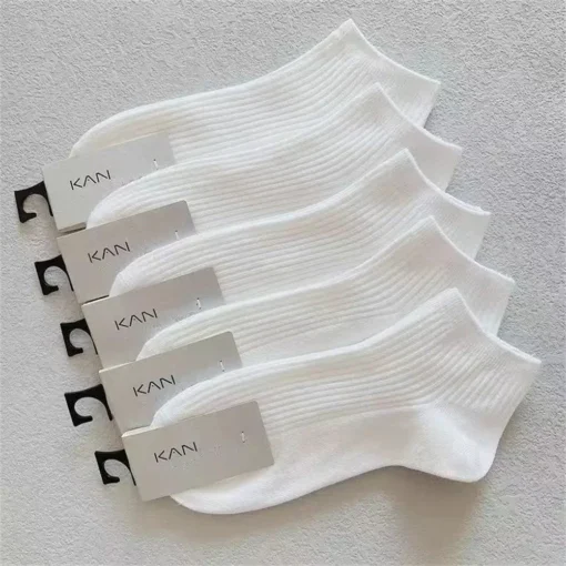 5 Pairs/Pack Invisible Ankle Socks - Image 3