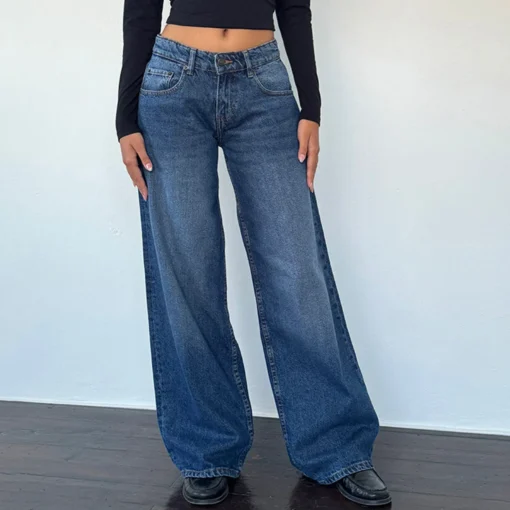 Y2K Baggy Jeans With Pockets - Image 7